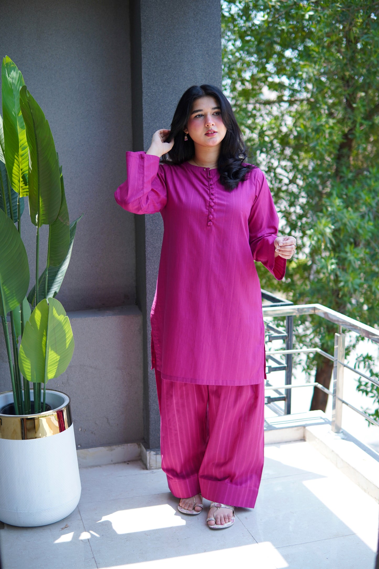 Gulaabi - 2pc farshi set