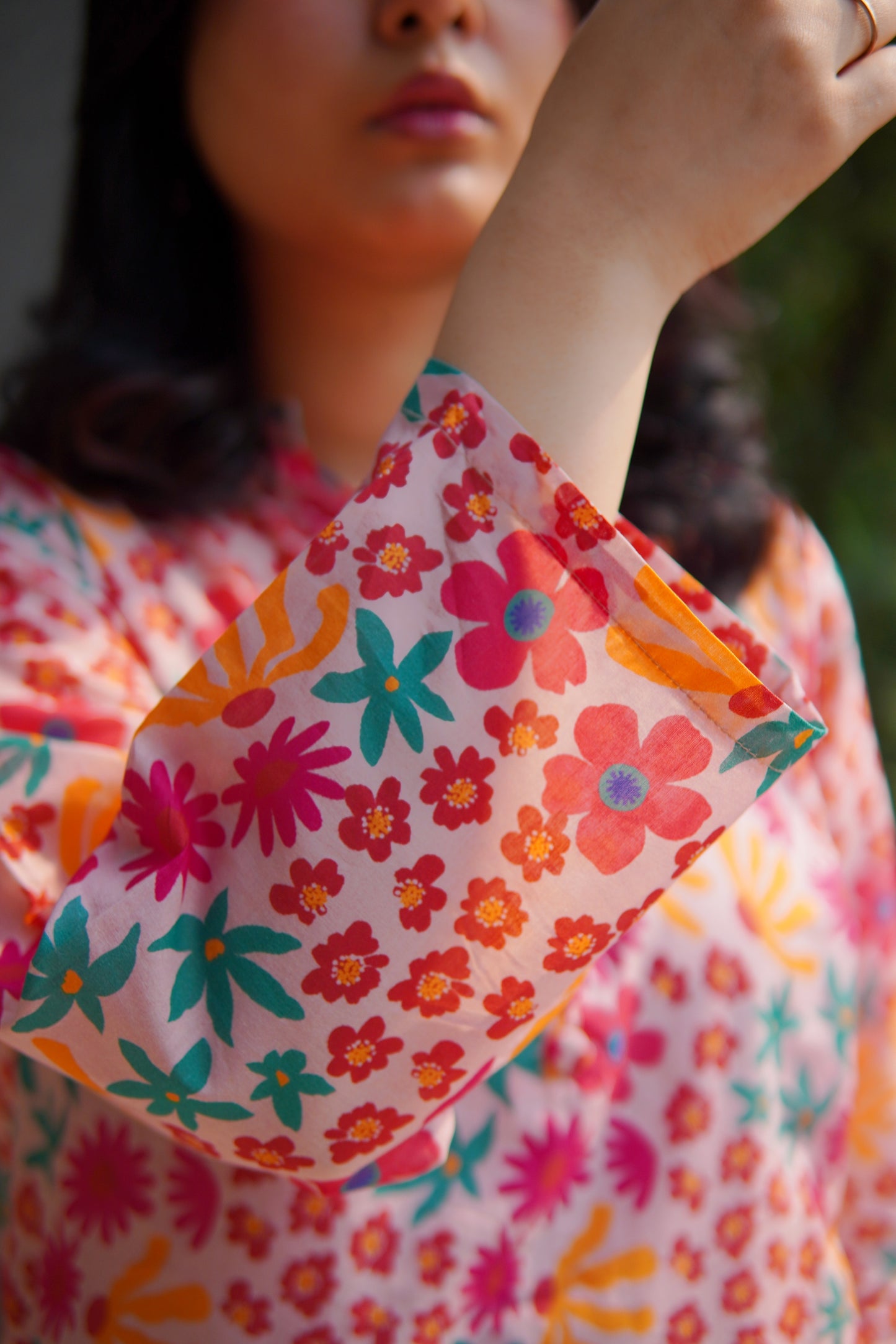 2 Pc - Embroided Farshi Shalwar With printed Shirt - 002