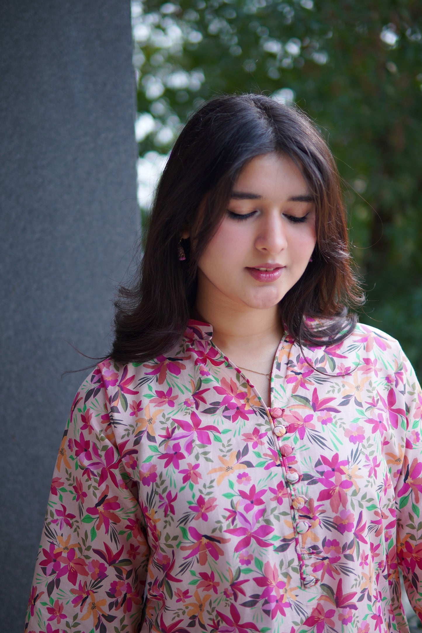 2 Pc - Embroided Farshi Shalwar With printed Shirt - 004