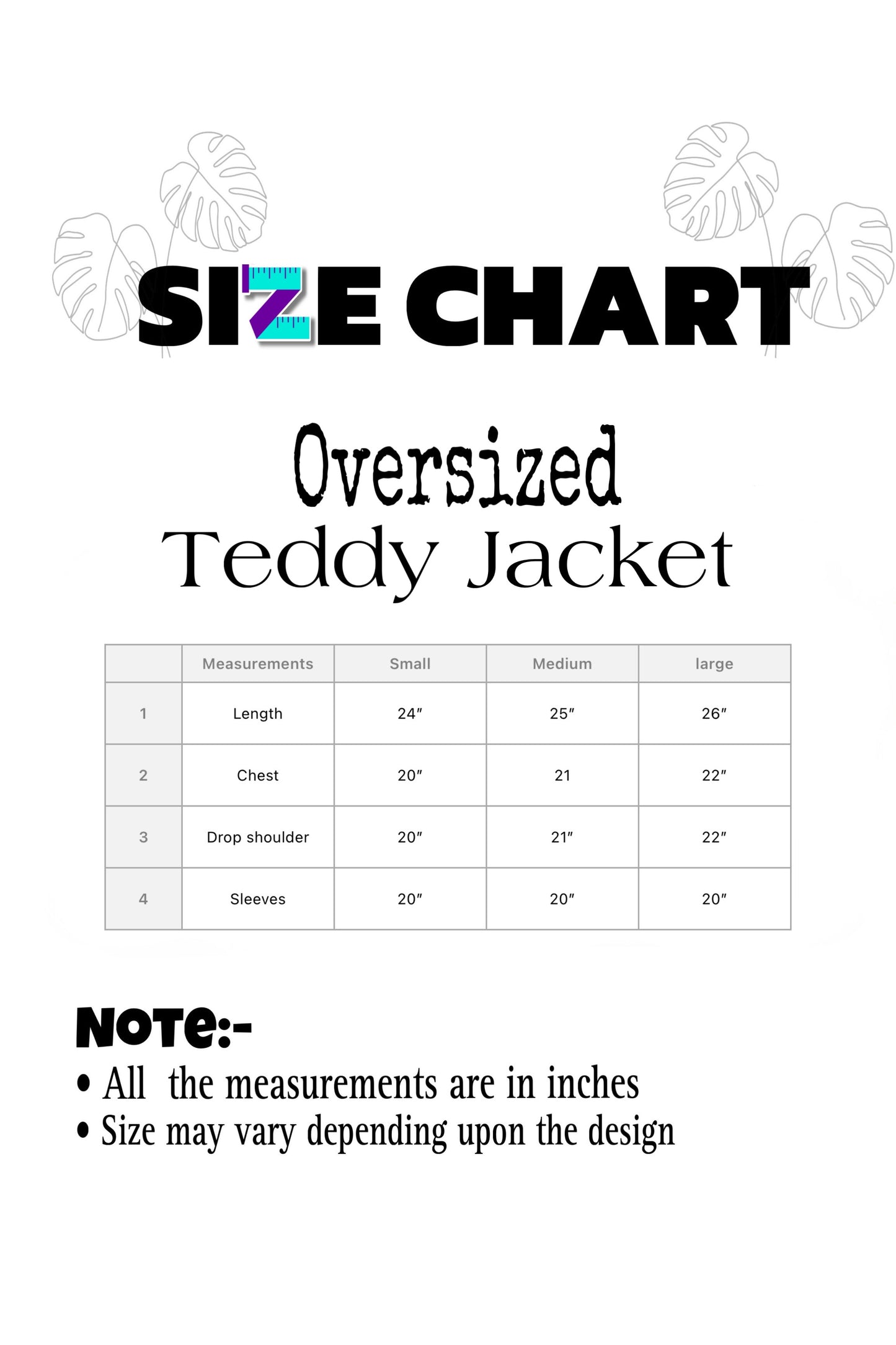 1 Pc Oversized Teddy Jacket - brown