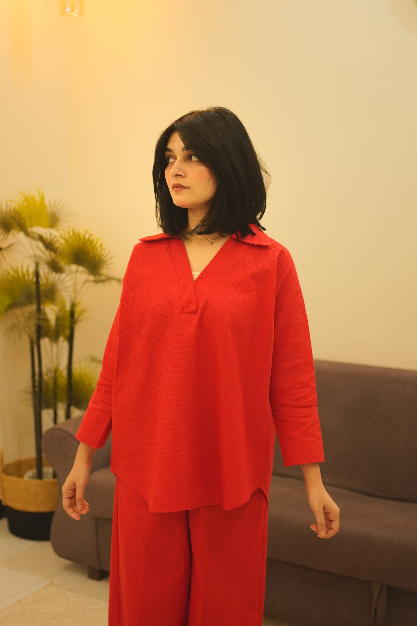 2 pc Co-ord Set - RED