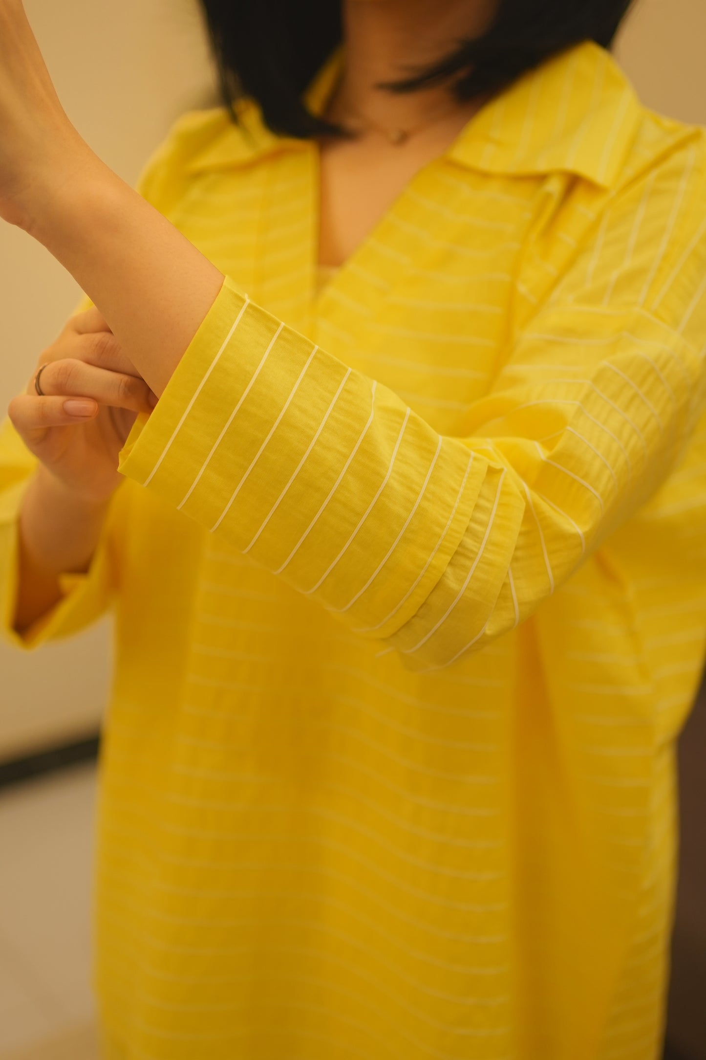 2 Pc Co-ord Set - Yellow