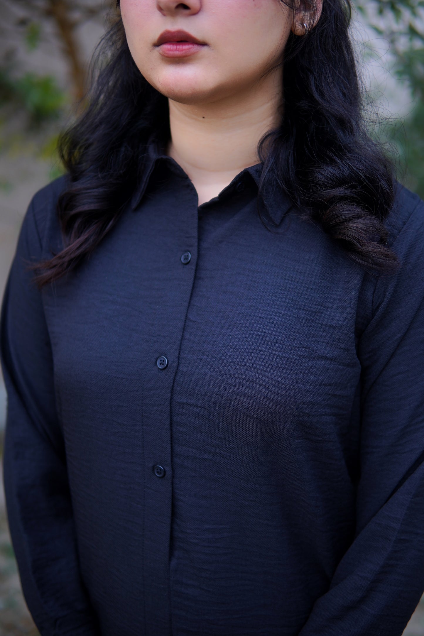 2pc buttoned coord set -  buttoned Black