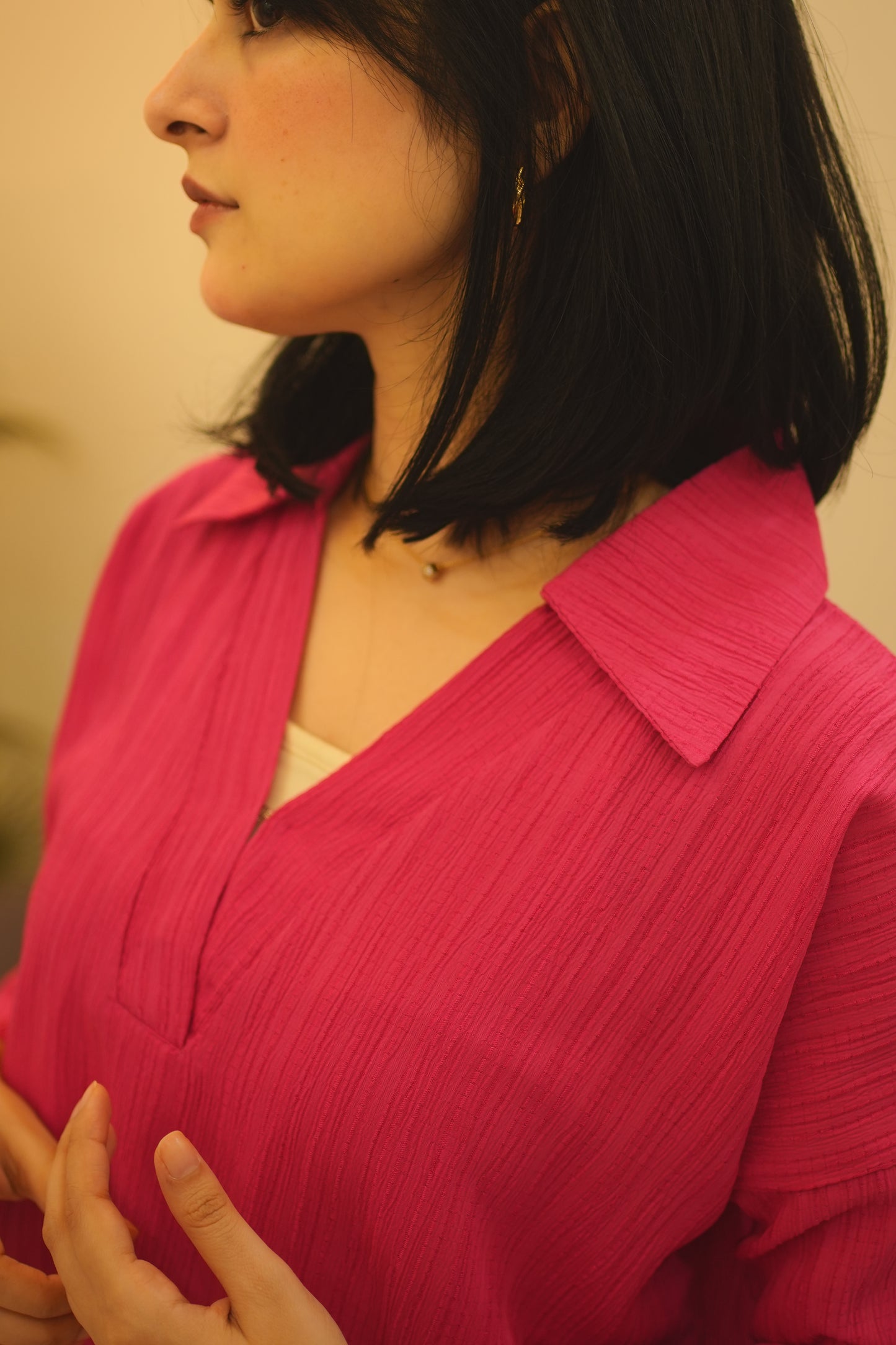 2 Pc Co-ord Set - Hot Pink