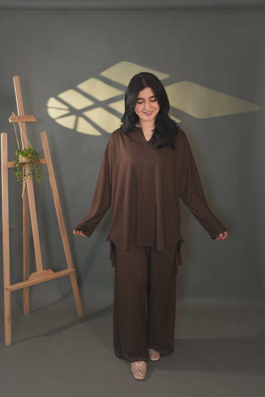 2 Pc Coord Set - brown001