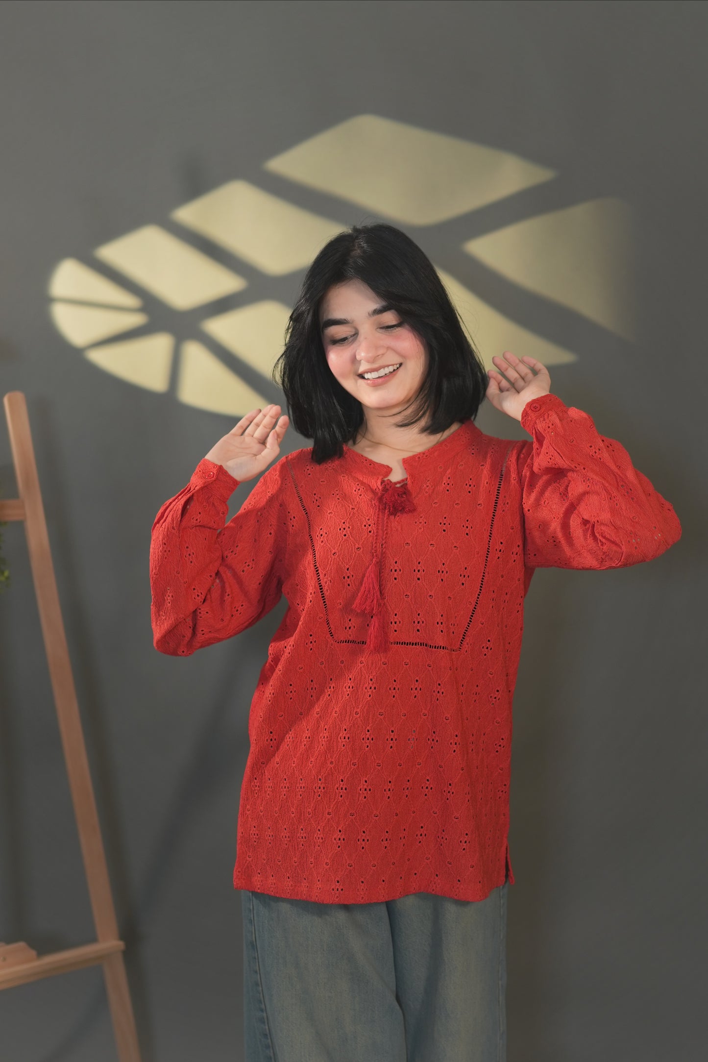 Red Chickenkari top