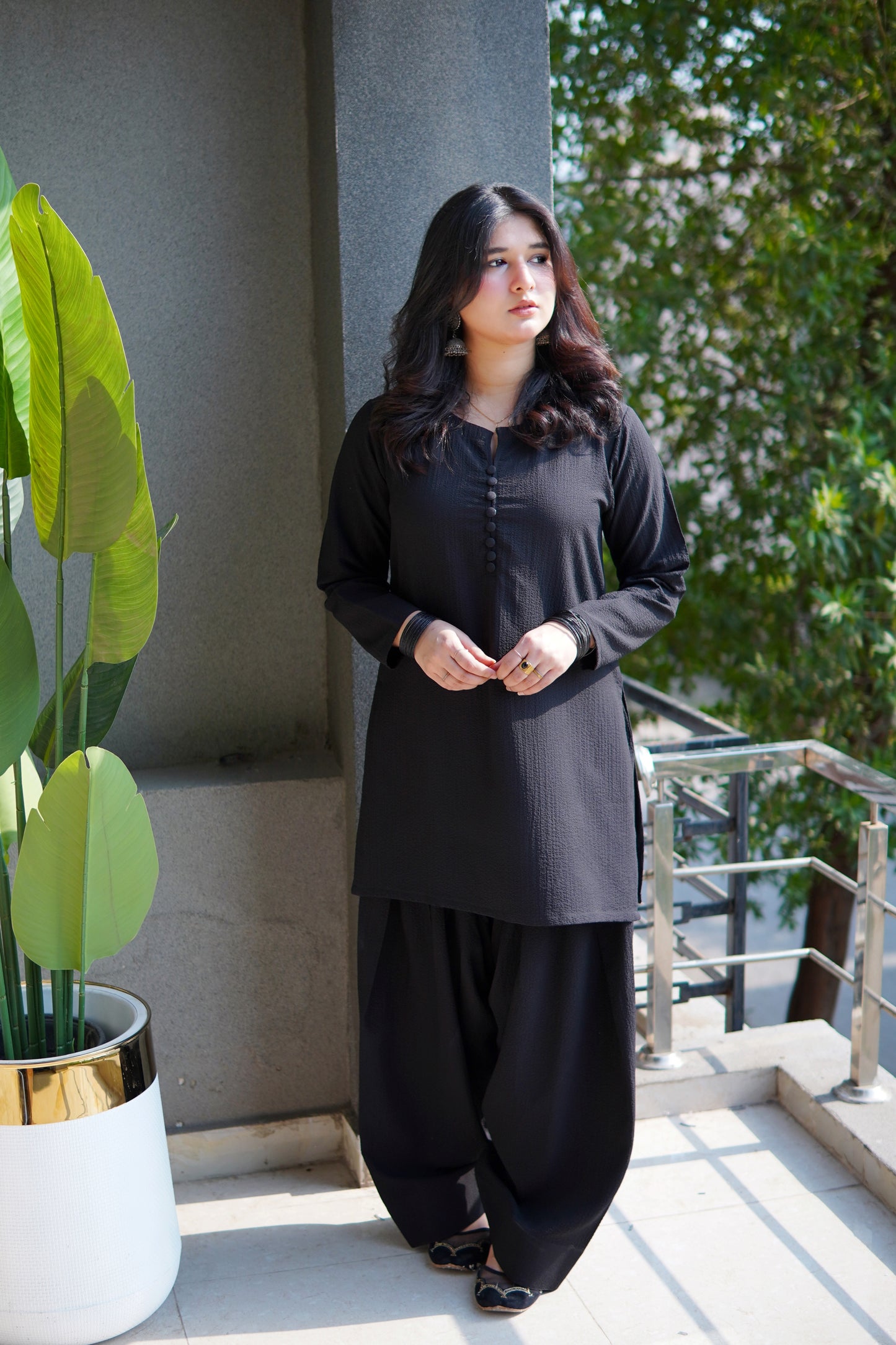 2Pc - bubble farshi set / BLACK