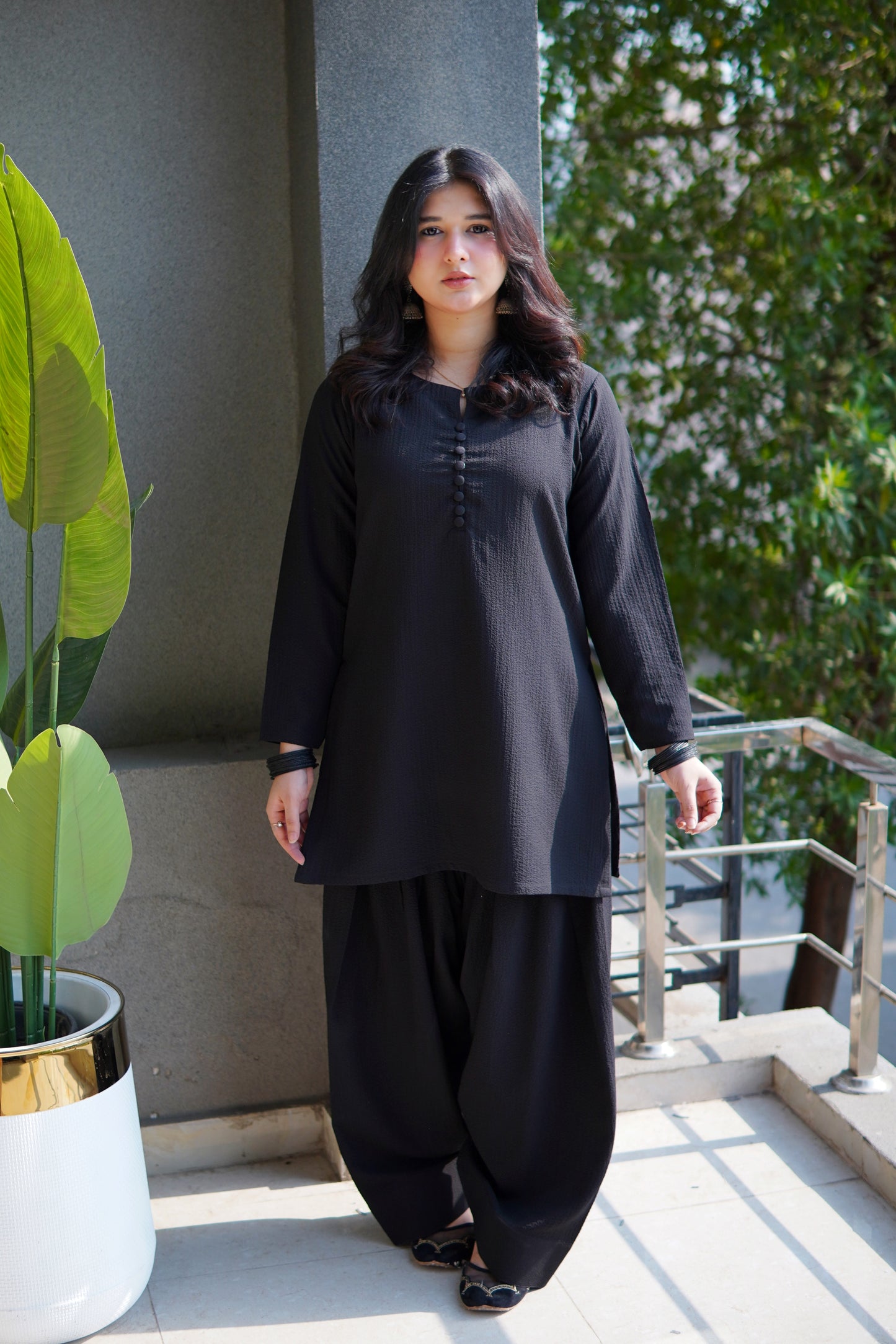 2Pc - bubble farshi set / BLACK