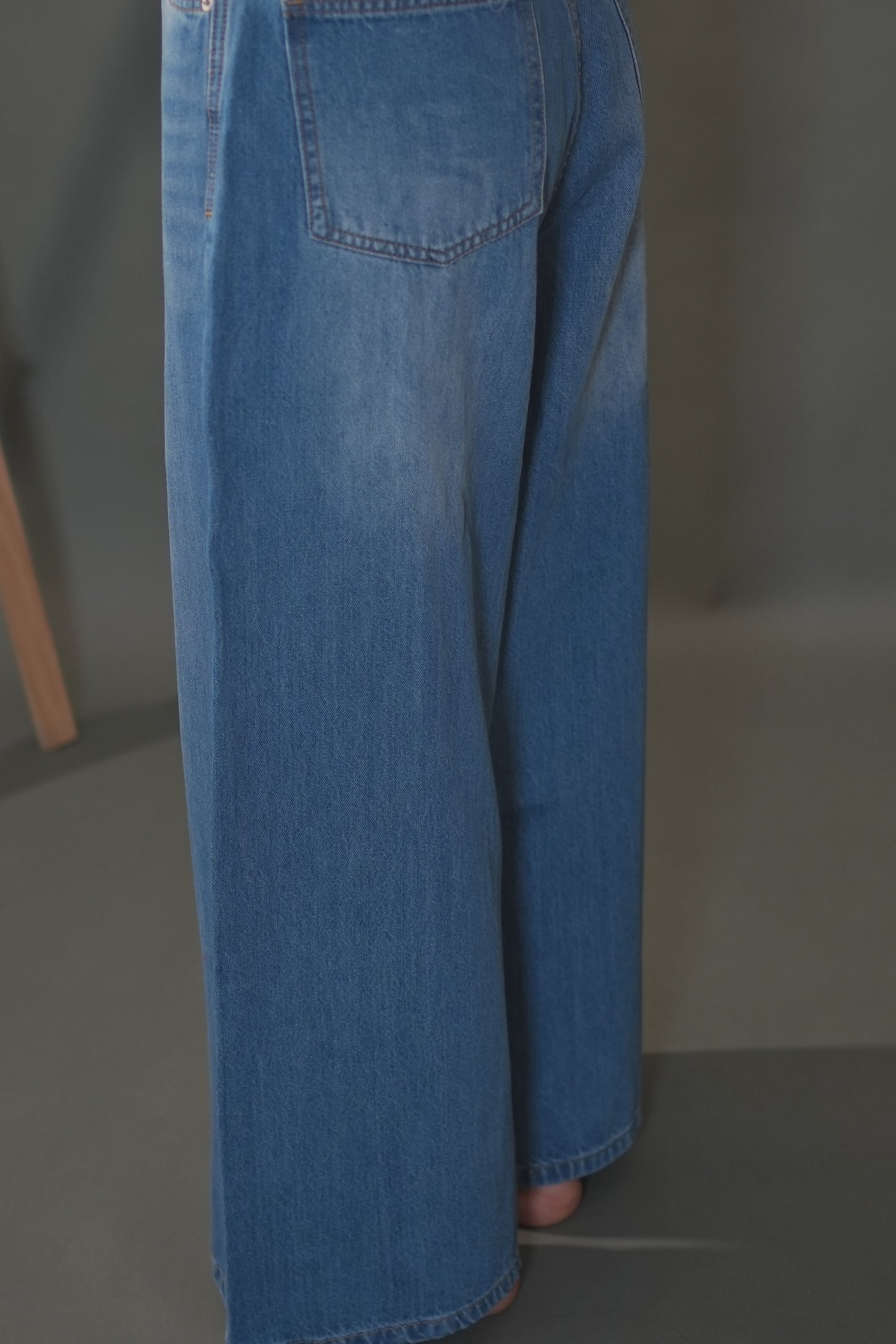 Wide Leg Jeans - blue003