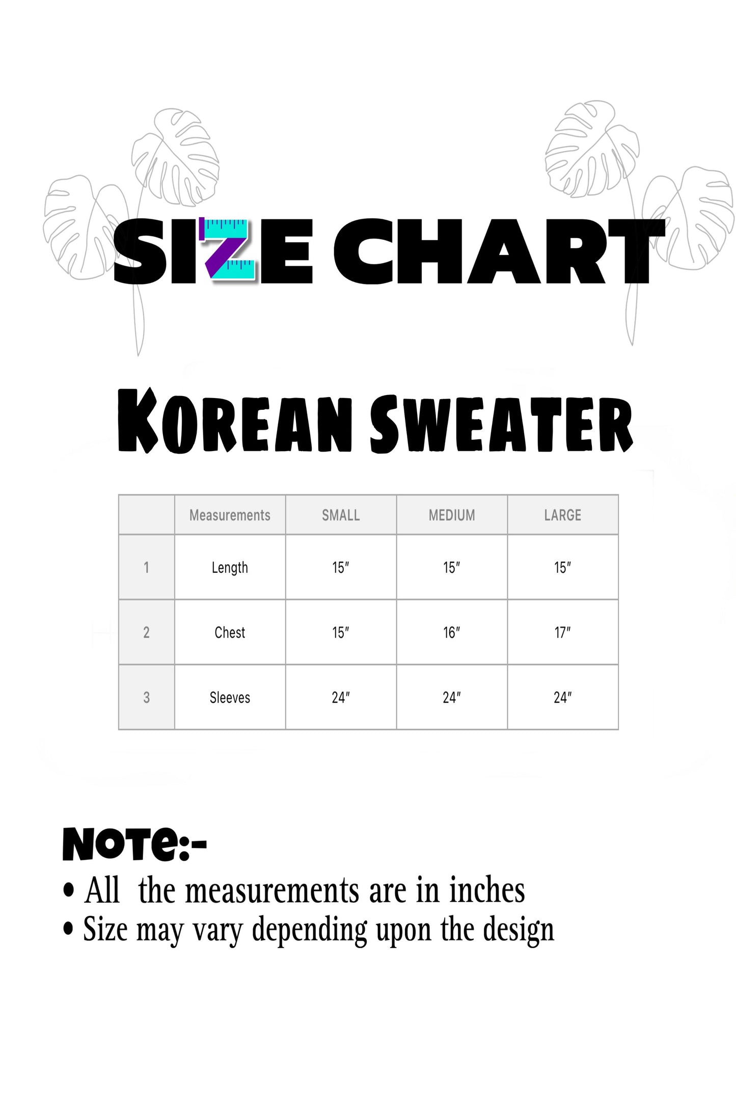 Korean Sweater - Black