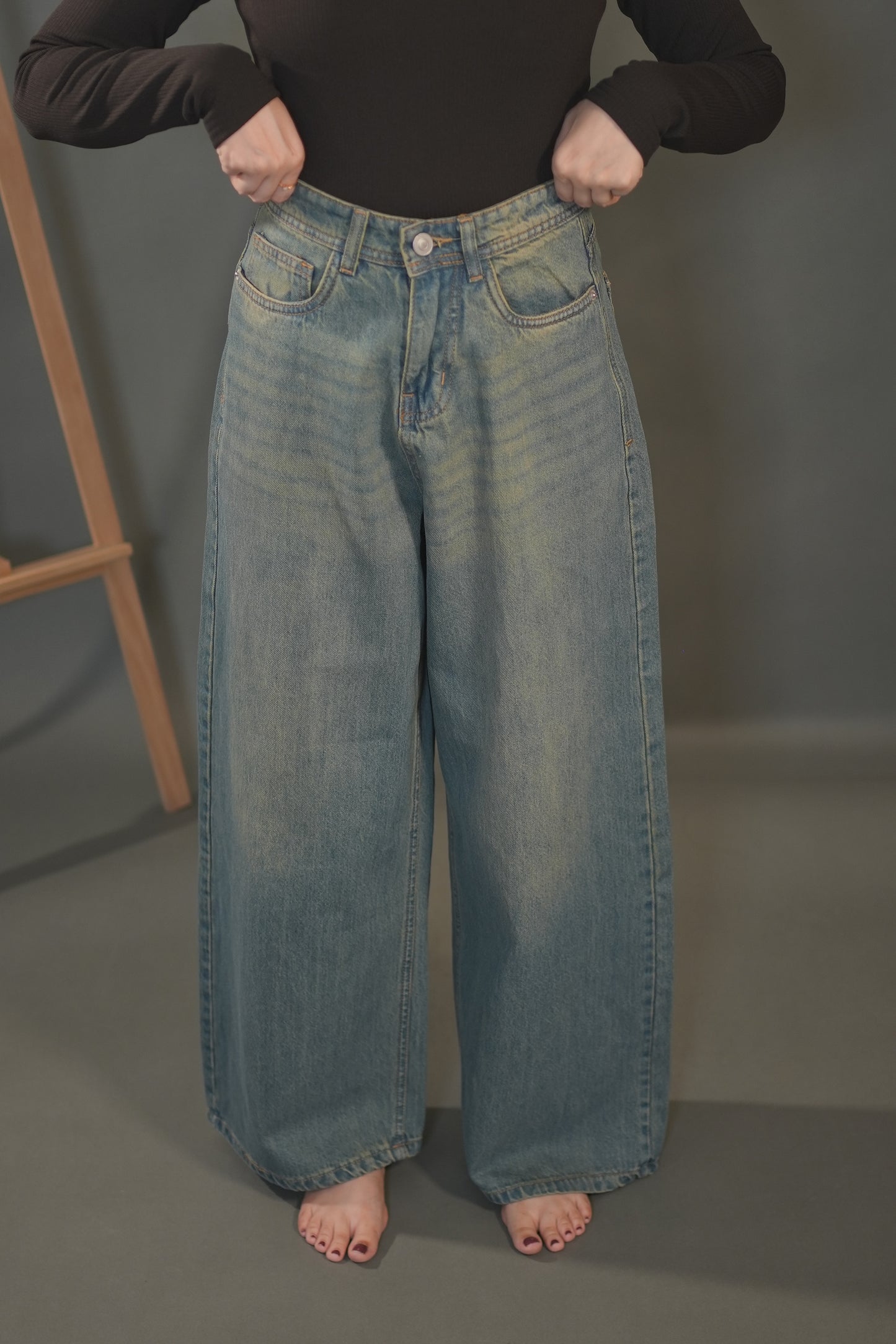 Wide Leg jeans - light001