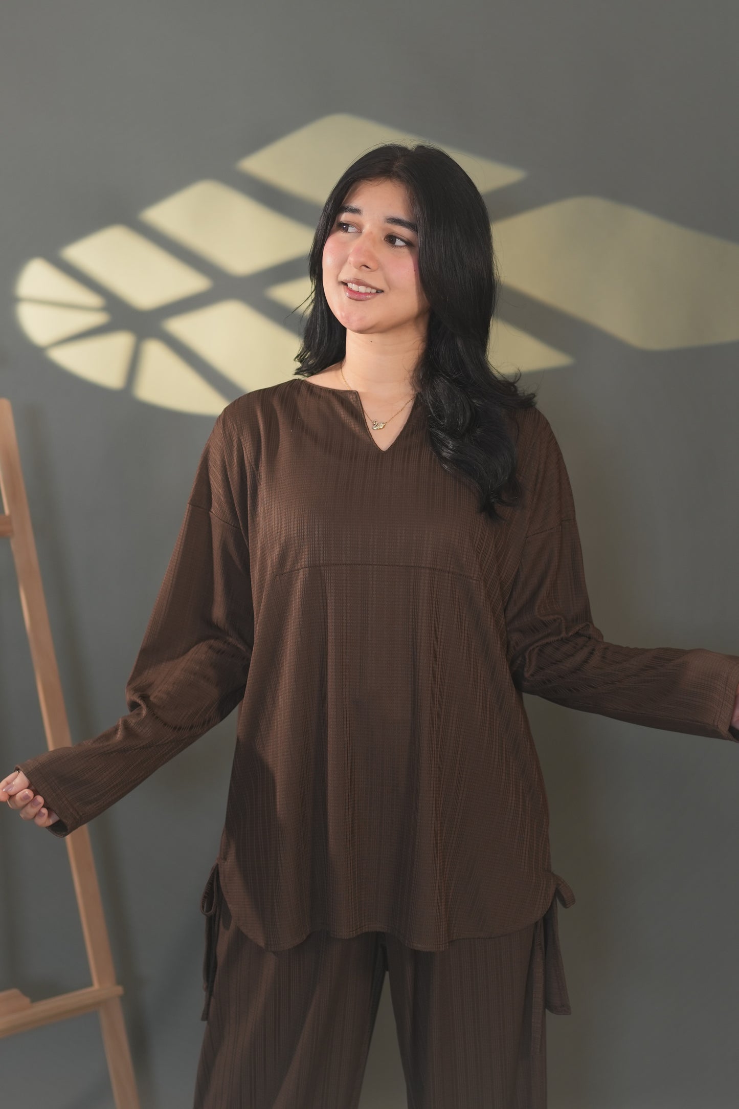 2 Pc Coord Set - brown001