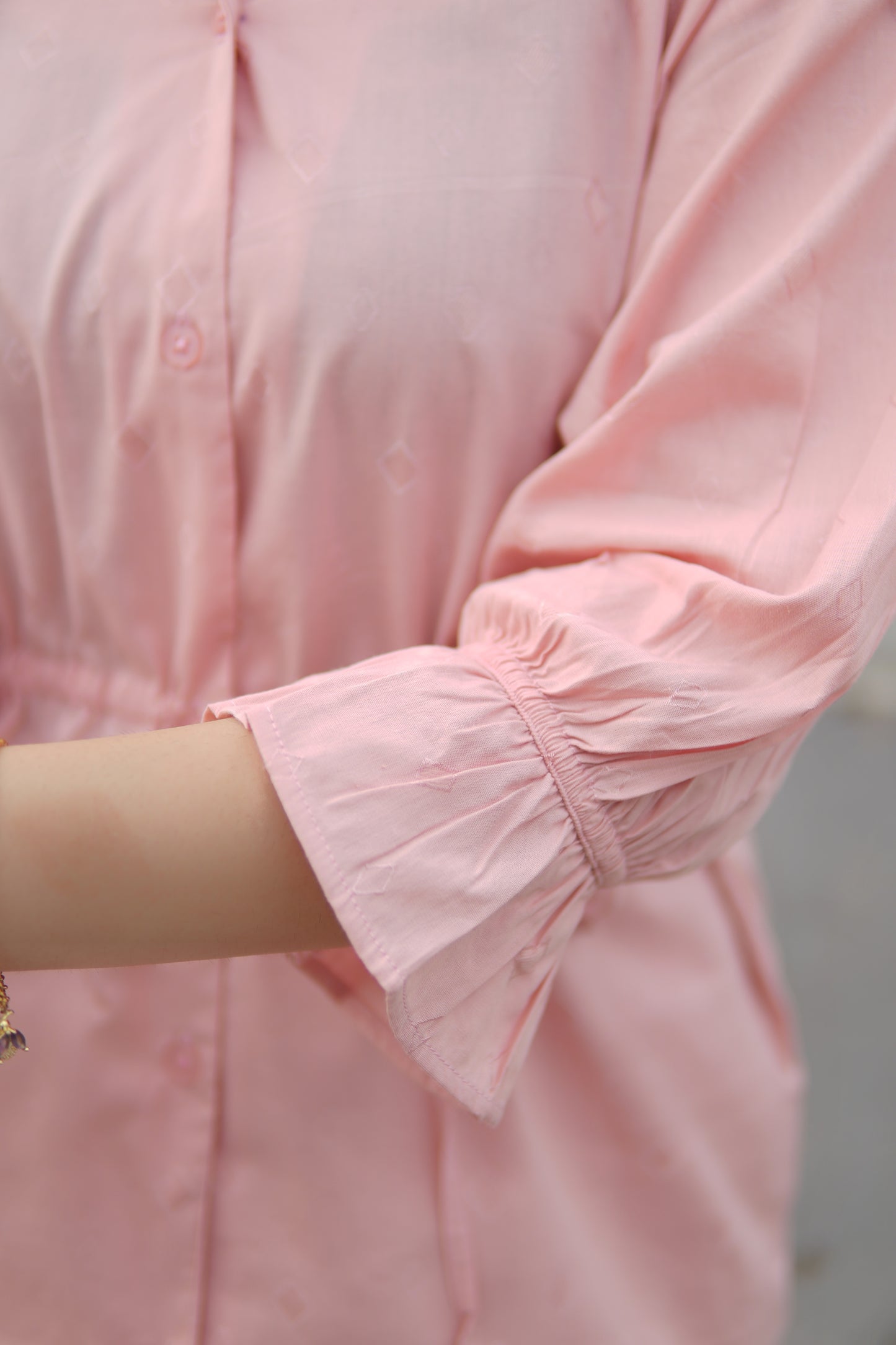 2Pc Lawn Coord Set - OO2 Baby Pink