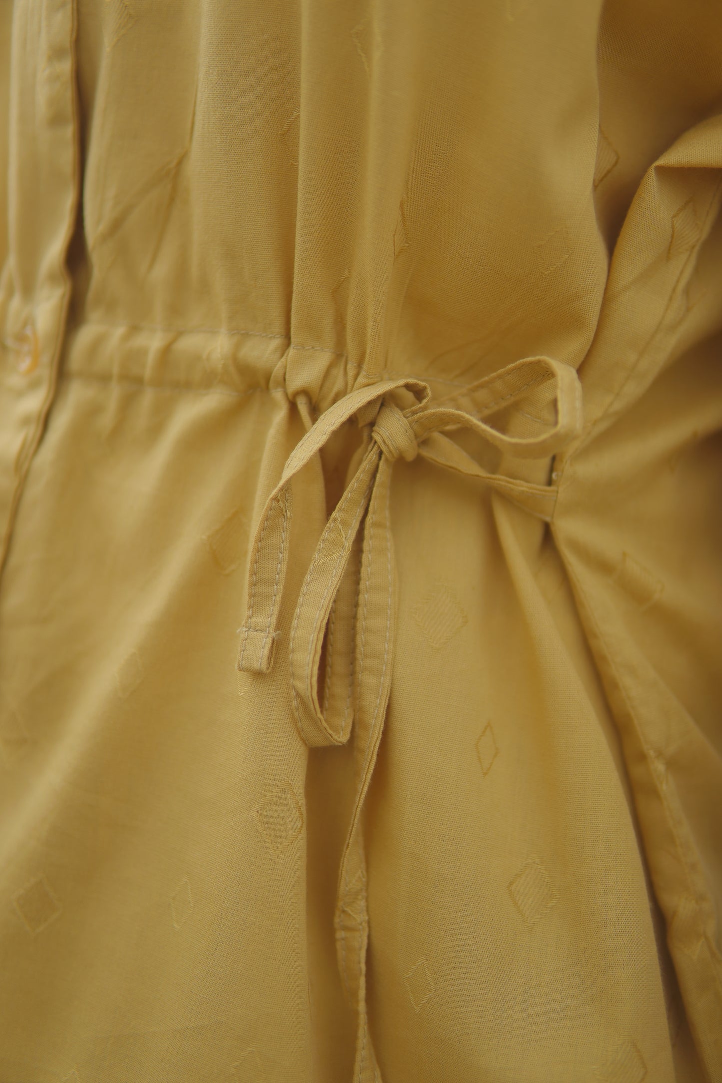 2Pc lawn Coord Set - 004 Butter Yellow