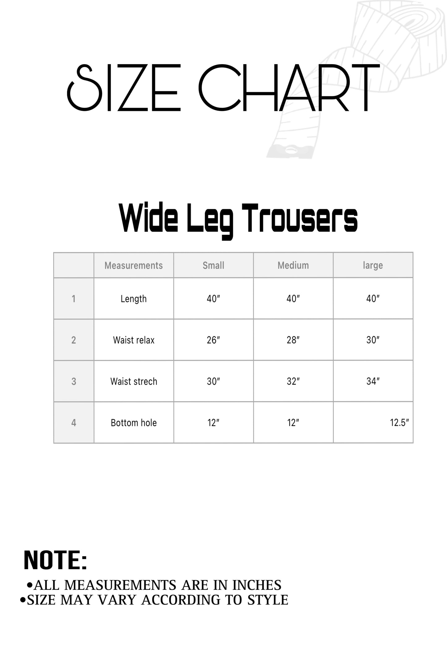 WIDE LEG TROUSERS - GREY