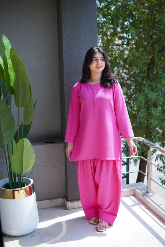 2pc - bubble farshi set / PINK