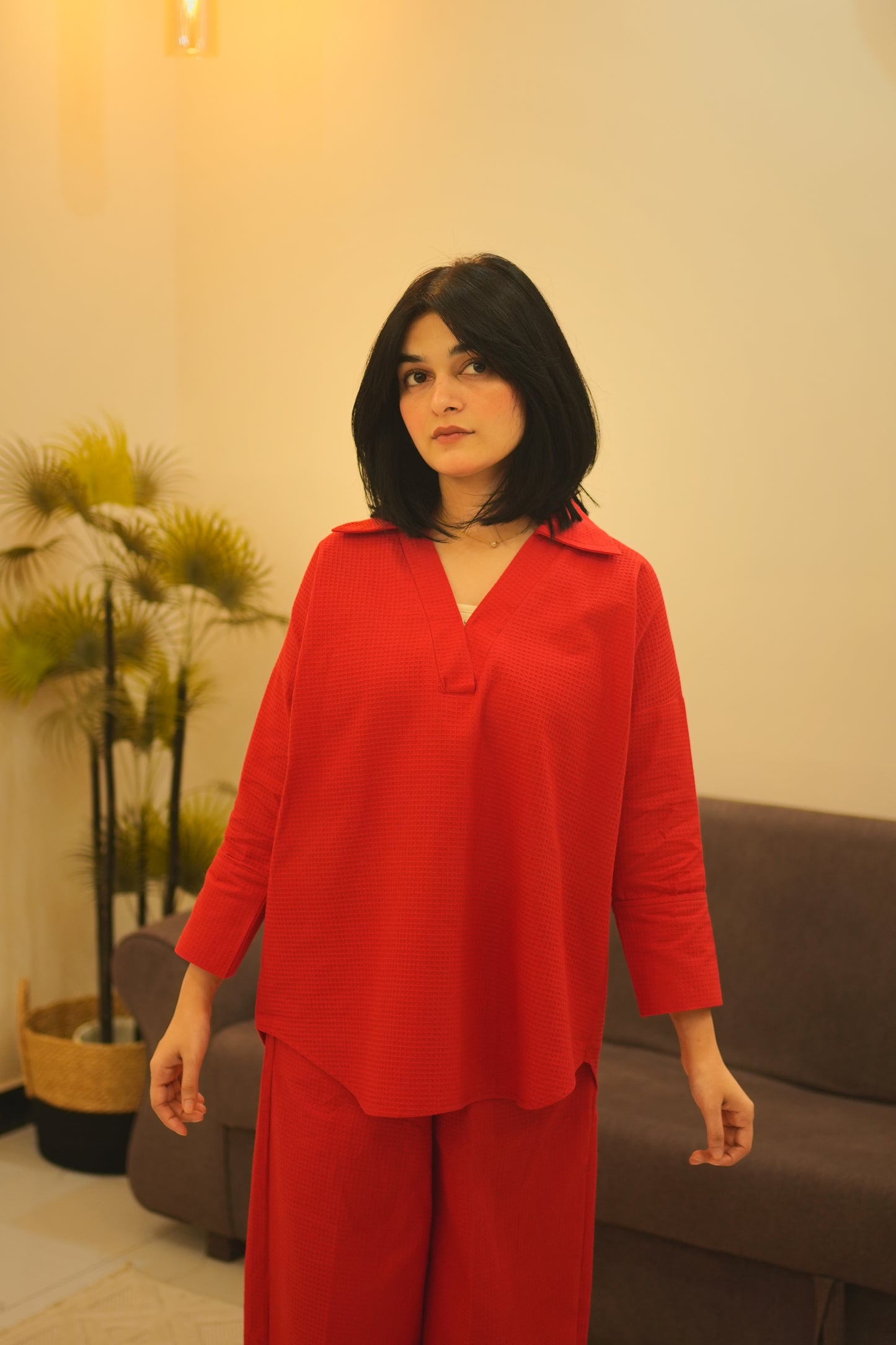 2 pc Co-ord Set - RED