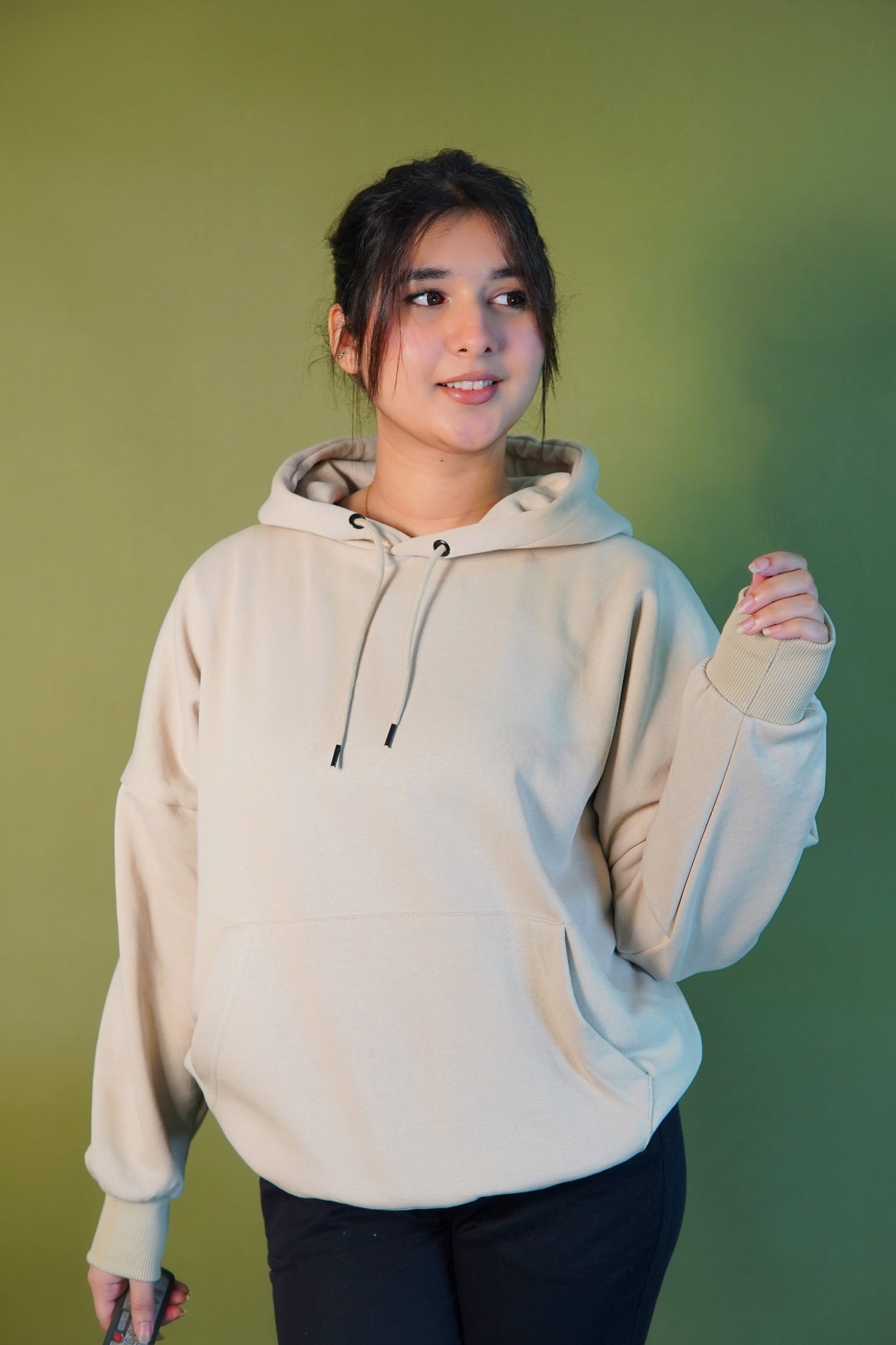 Oversized hoodie- cream