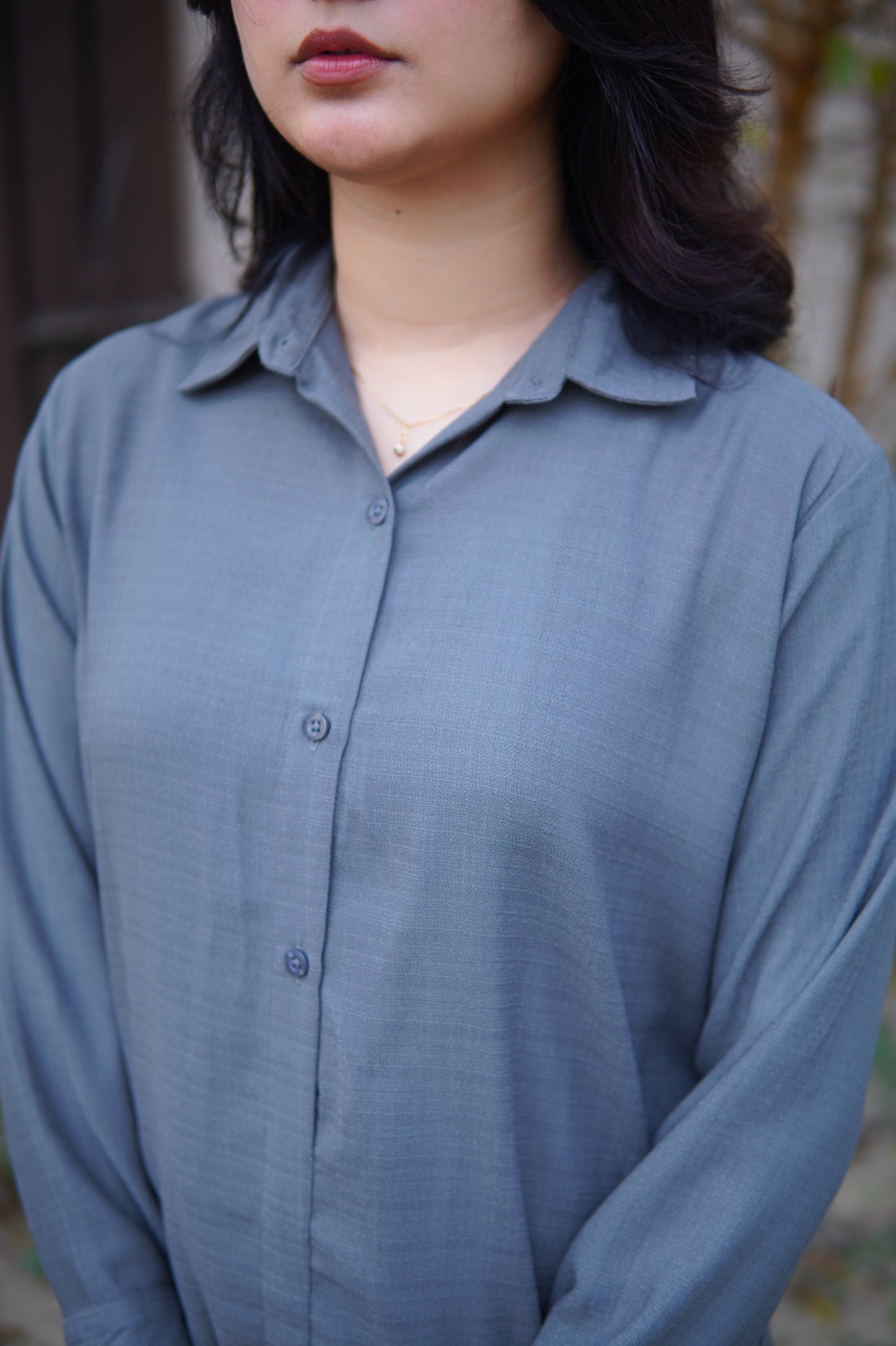 2 Pc buttoned Winter Coord - Olive