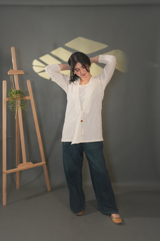 Fusion top - White