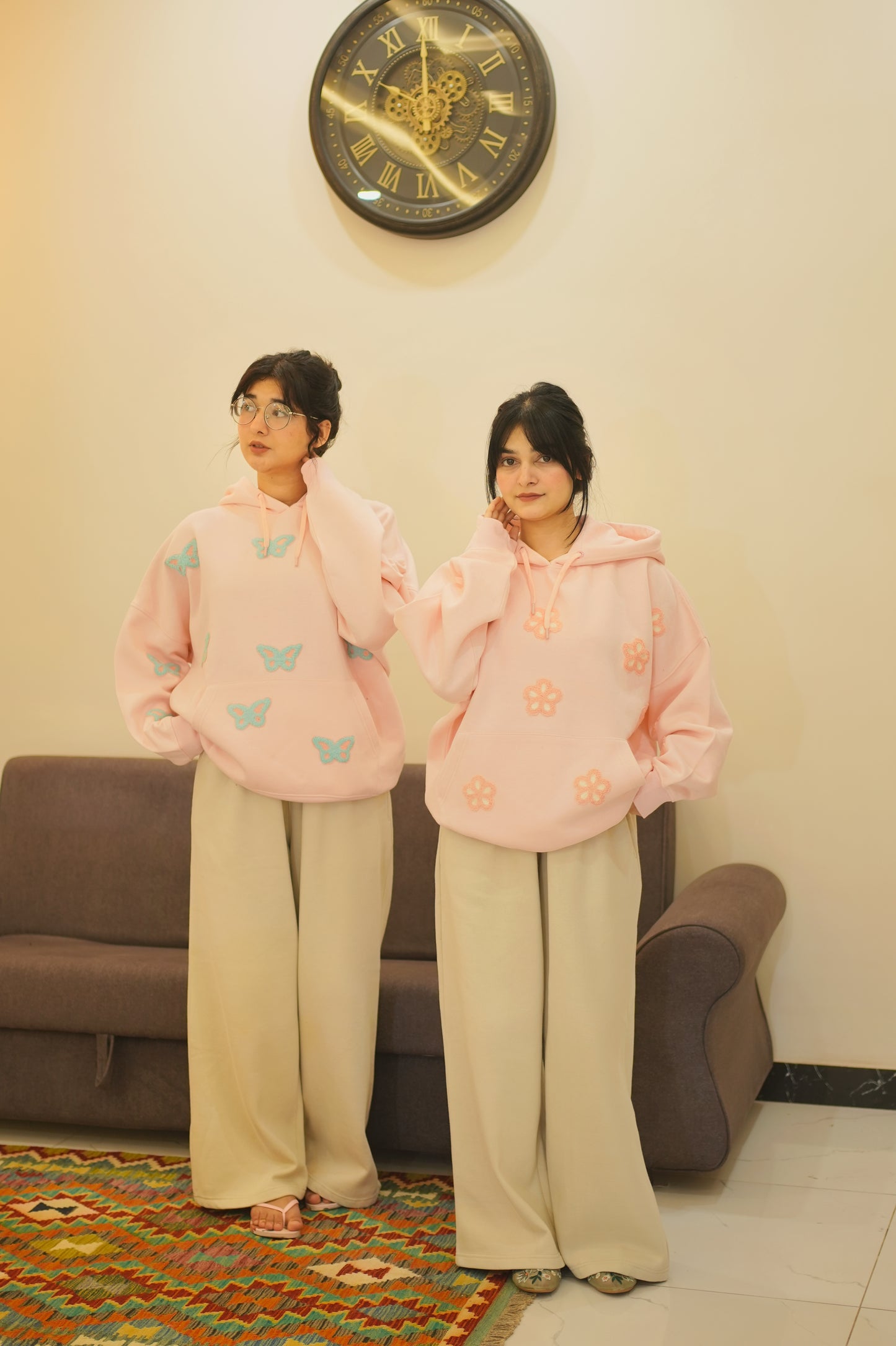 WIDE LEG TROUSERS - Beige