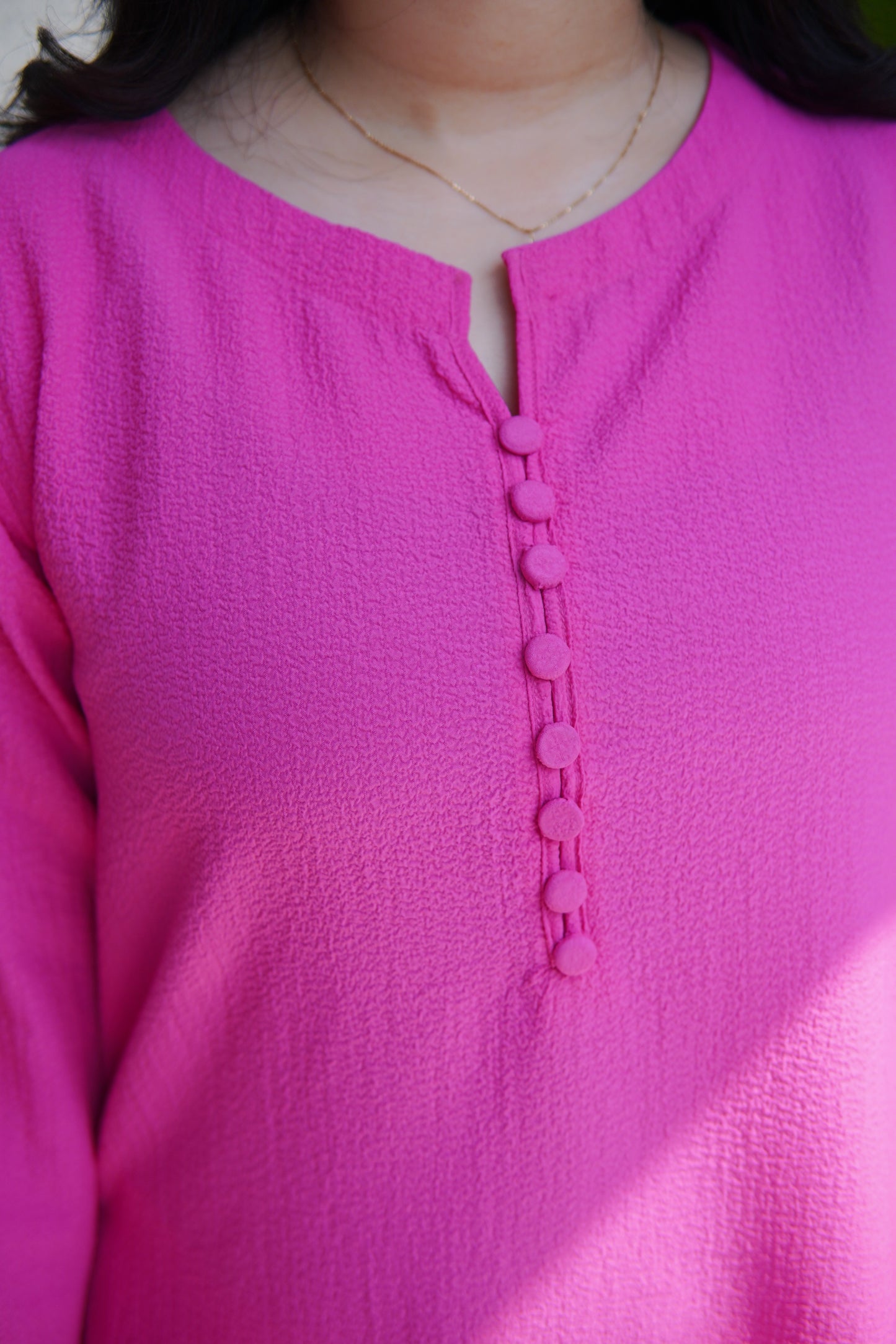 3Pc bubble - farshi shalwar set / PINK